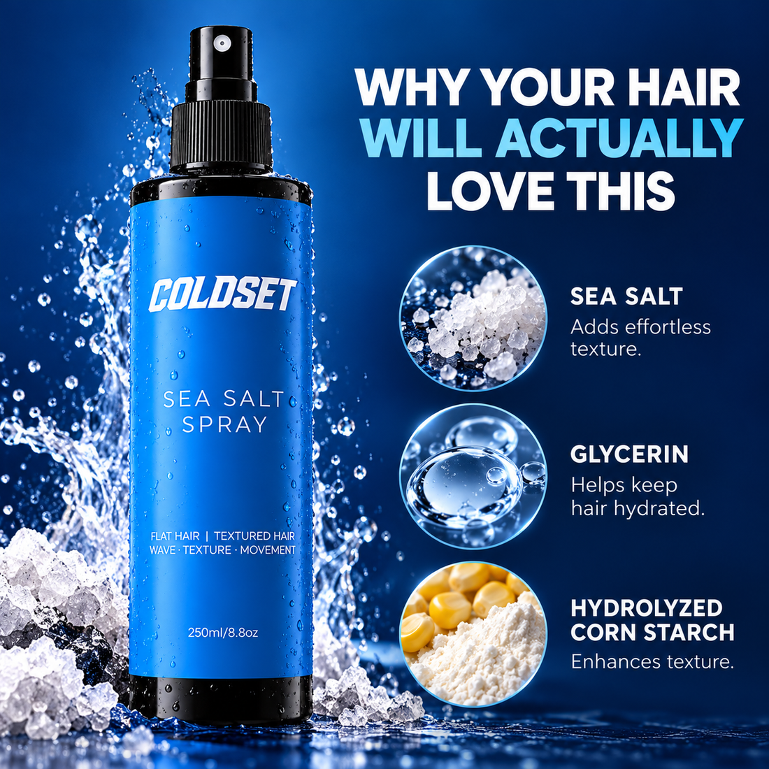 COLDSET SEA SALT SPRAY